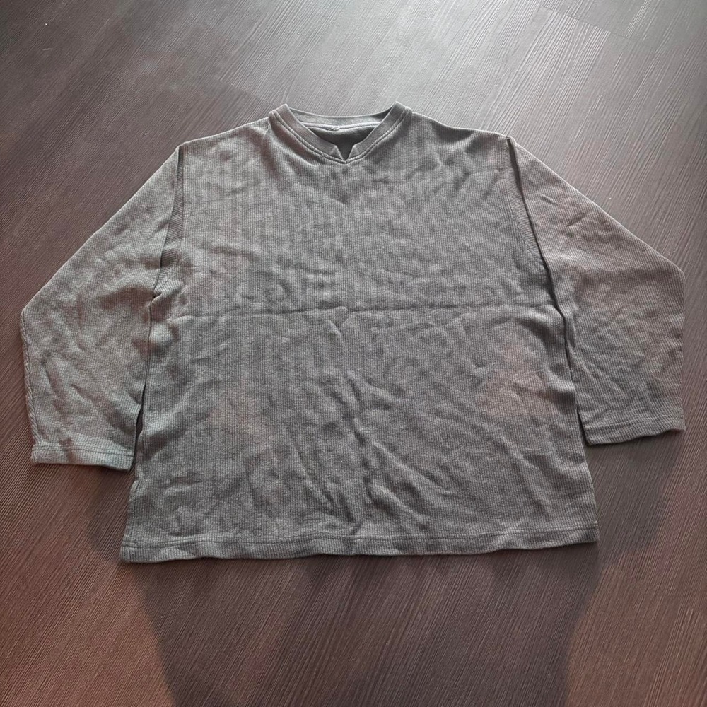 Sick Grey long sleeve thermal shirt